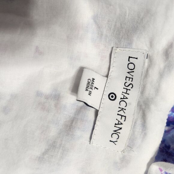 LoveShackFancy Blue Floral Mini Dress - Picture 8 of 10